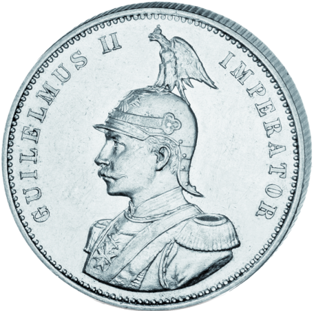 "Wilhelm II. - Uniform", 1 Rupie