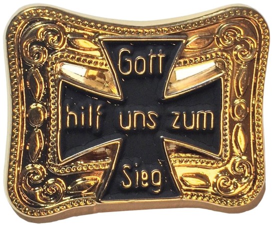 Anstecker "Gott hilf uns zum Sieg", EK