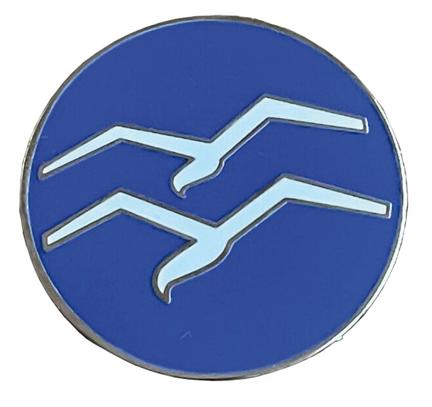Anstecker "Segelflug Leistungsabzeichen" 2 Schwingen