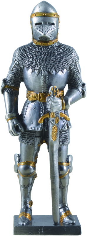 "Zinnritter mit Hundsgugel-Helm"