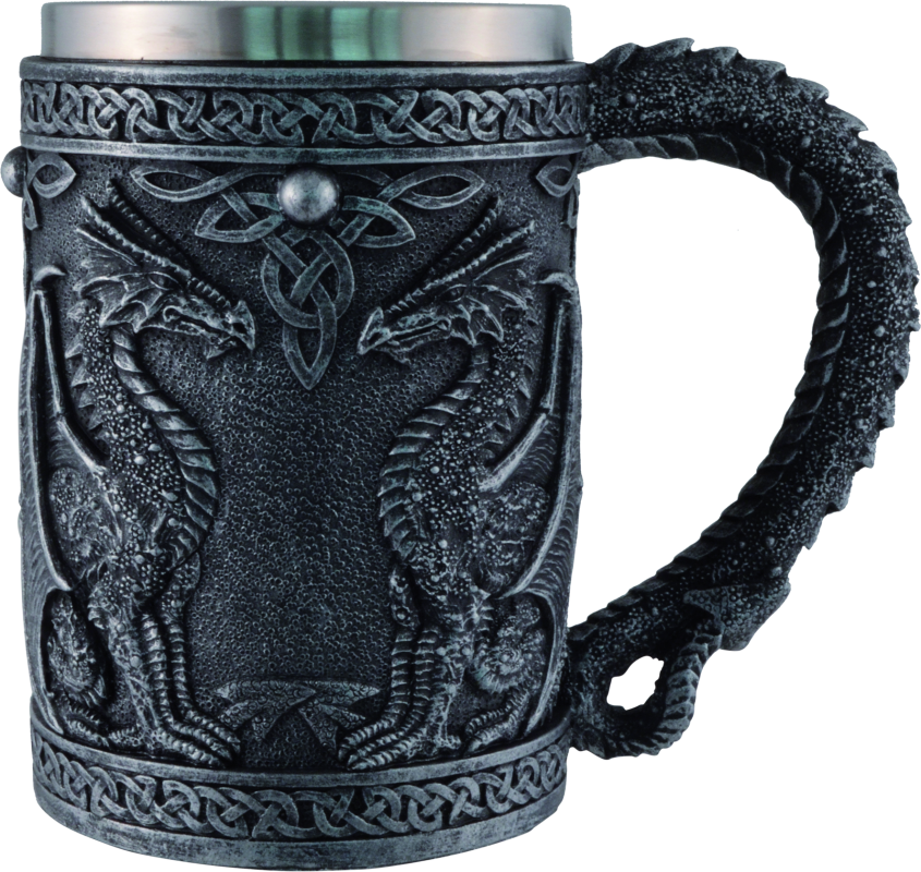 Bierkrug "Zwei Drachen"