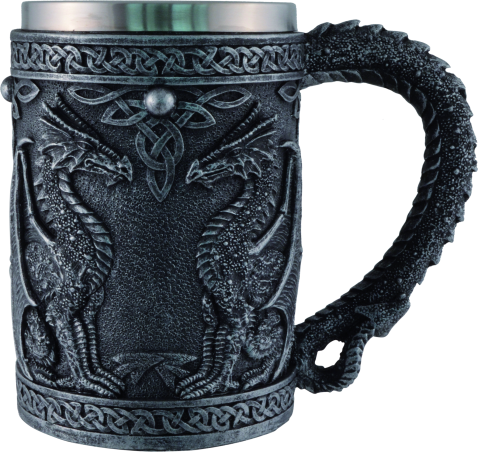 Bierkrug "Zwei Drachen"