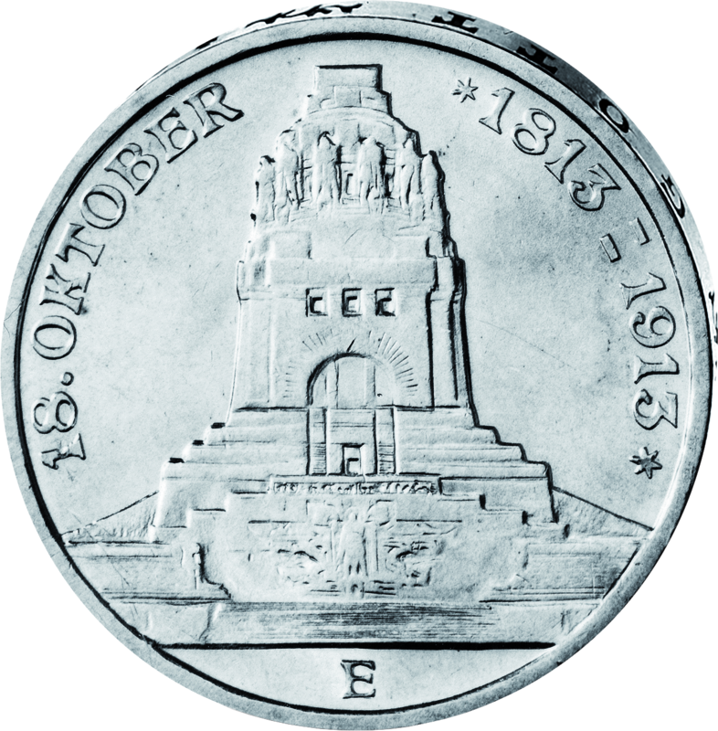 "Königreich Sachsen", 3 Mark
