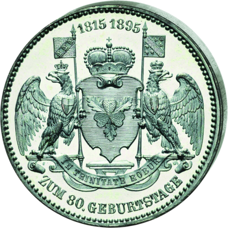 Gedenkmünze "80. Geburtstag Fürst Otto von Bismarck"
