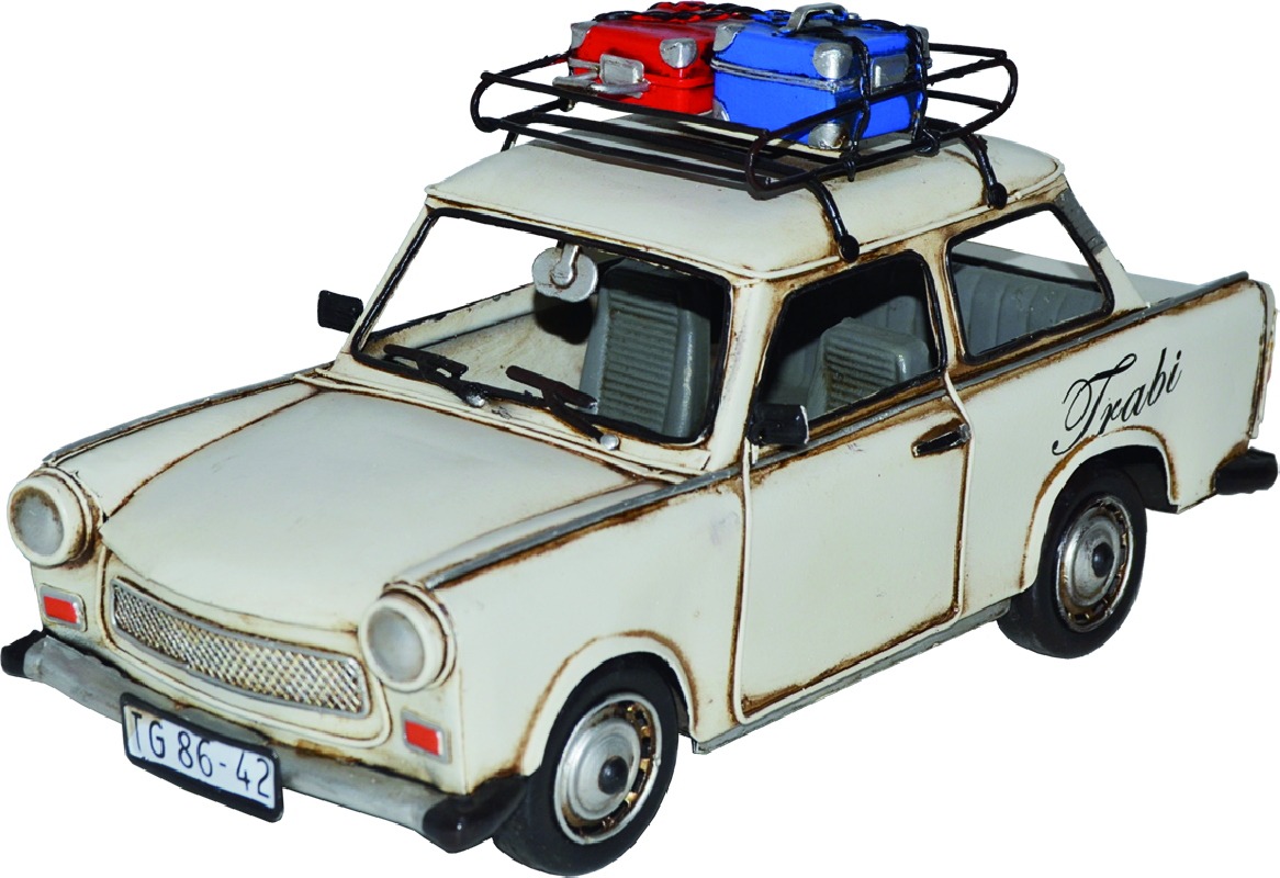 Trabant mit "Ausreisegepäck