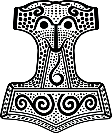 Aufkleber "Thorshammer"