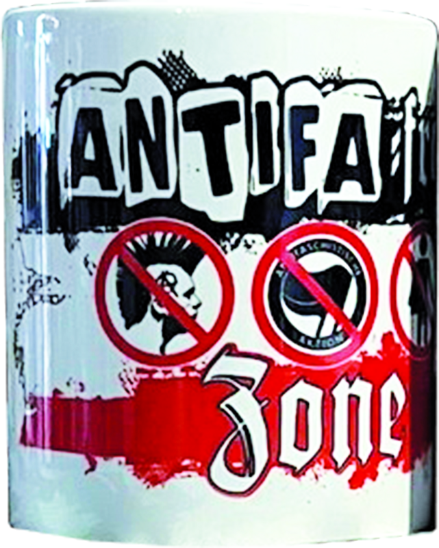 Becher "Antifa freie Zone"