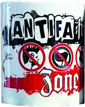Becher "Antifa freie Zone"