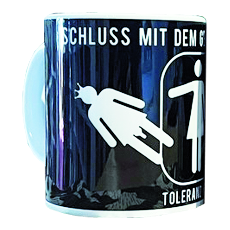 Becher "Schluß mit dem Genderwahn"