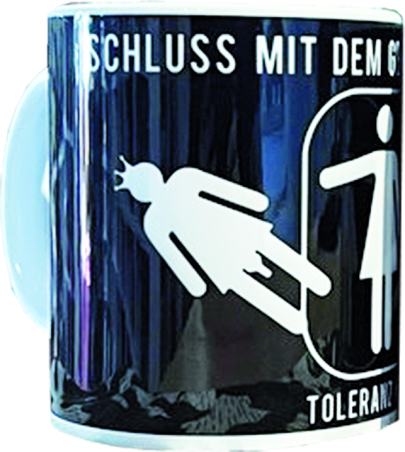 Becher "Schluß mit dem Genderwahn"