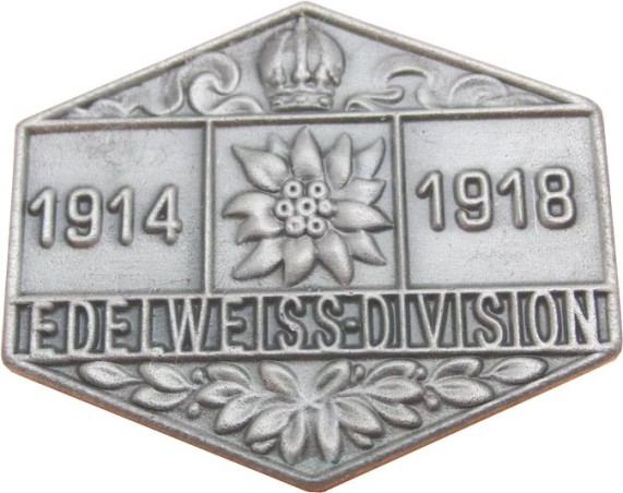 Anstecker "Edelweiß-Division"