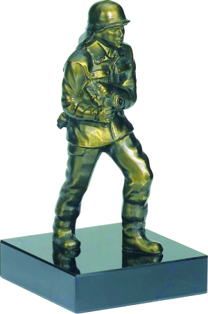 Bronzereplik "Feuerwehrmann"