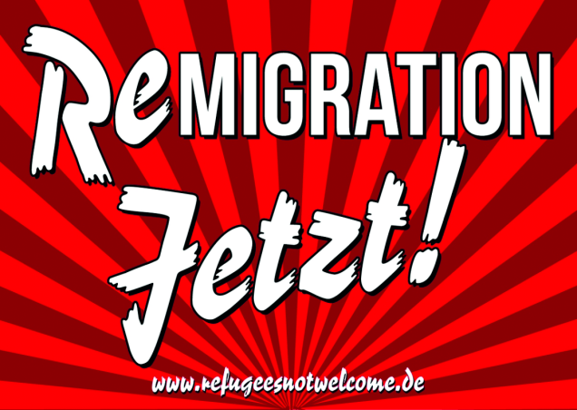 Aufkleber "Remigration Jetzt!", 10 Stück