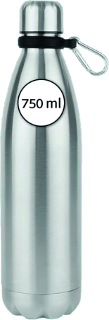 Isolierflasche aus Edelstahl