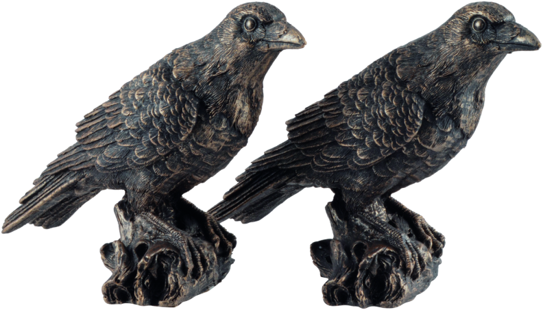 "Odins Raben Hugin und Munin"