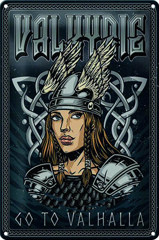Blechschild "Walküre"