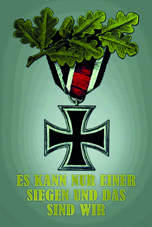 Blechschild "Es kann nur einer siegen und das sind wir"