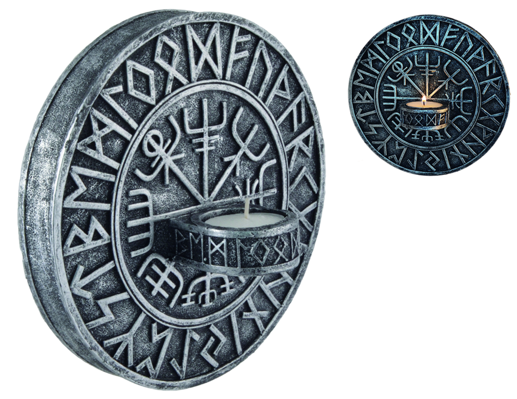 Wandteelichthalter "Vegvisir"