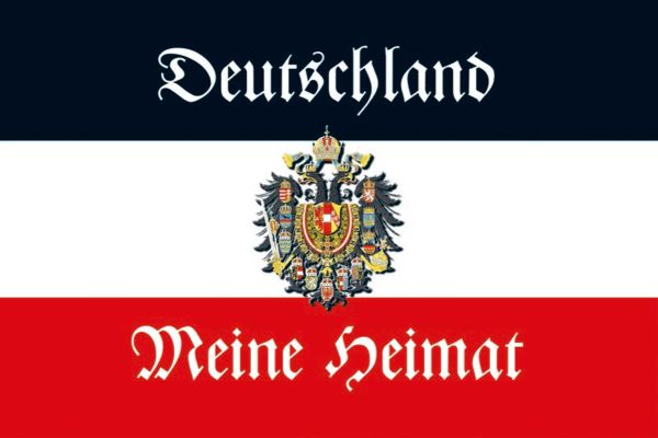 Blechschild "Deutschland - Meine Heimat" swr