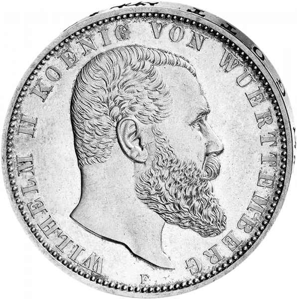 "Wilhelm II.", 5 Mark