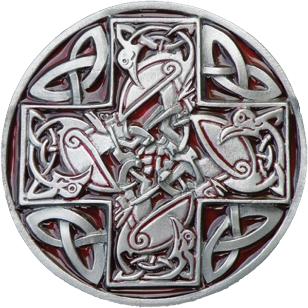 "Keltisches Kreuz mit Tieren"