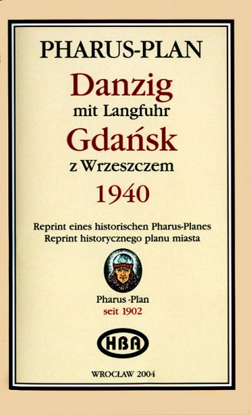 Stadtplan Danzig 1940