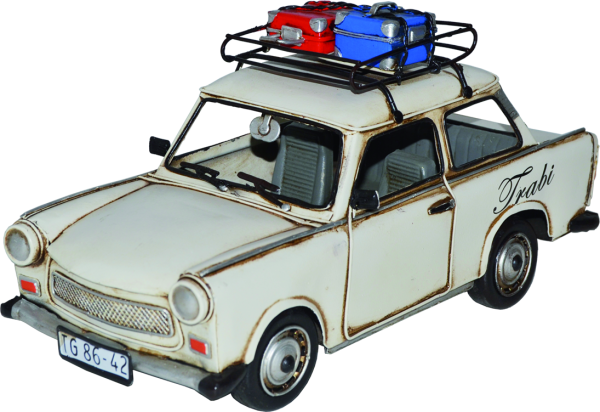 Trabant mit "Ausreisegepäck