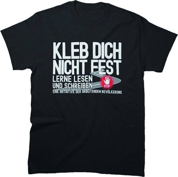 „Kleb Dich nicht fest“