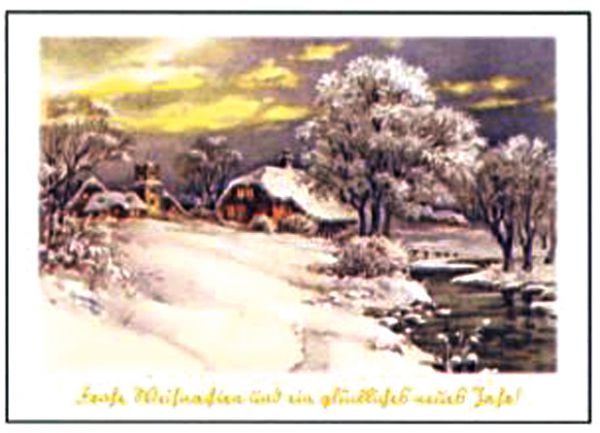 Frohe Weihnachten VI, 8 Karten