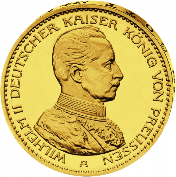 "Wilhelm II.", 20 Mark