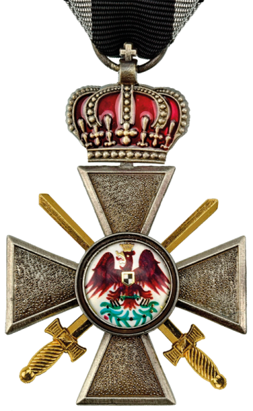 "Roter Adler-Orden 4. Klasse mit Krone und Schwertern"