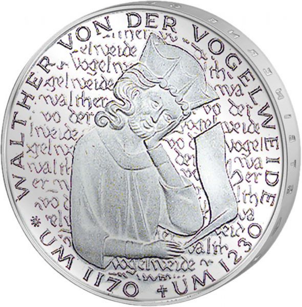 "Walther von der Vogelweide", 5 D-Mark