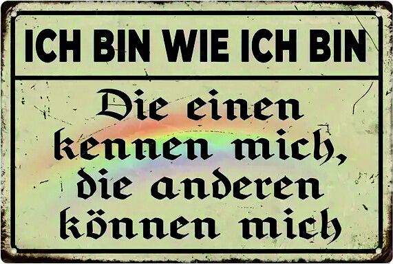 "Die einen kennen mich, die anderen können mich"