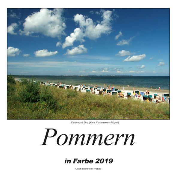 Farbbildkalender "Pommern" 2019