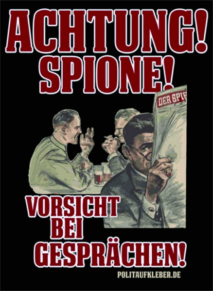"Achtung Spione!", 10 Stück