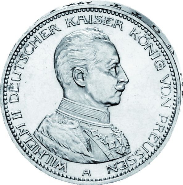 "Wilhelm II.", 5 Mark