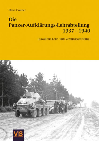 Die Panzer-Aufklärungs-Lehrabteilung 1937-1940