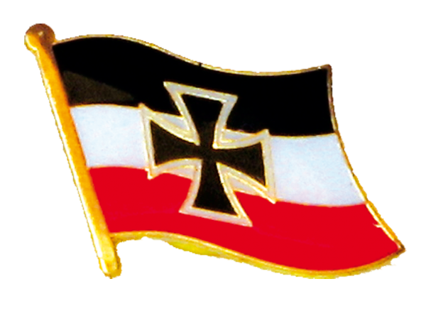 Fähnchen s/w/r mit Eisernem Kreuz