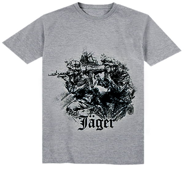T-Hemd "Jäger", grau (L)